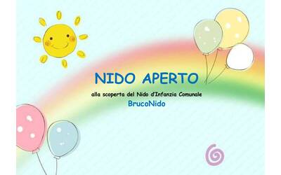Sole con palloncini e arcobaleno