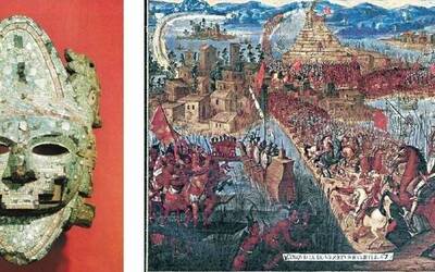 Immagine di maschera Azteca