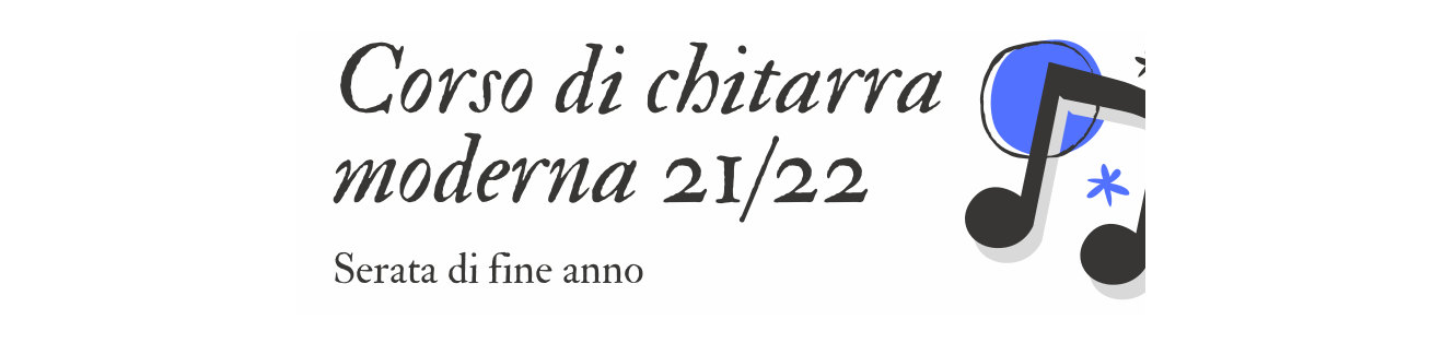 Immagine: Locandina chitarra saggio 22
