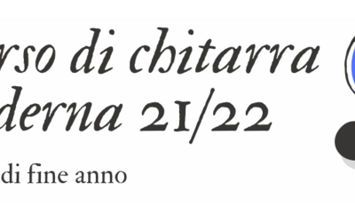Immagine: Locandina chitarra saggio 22