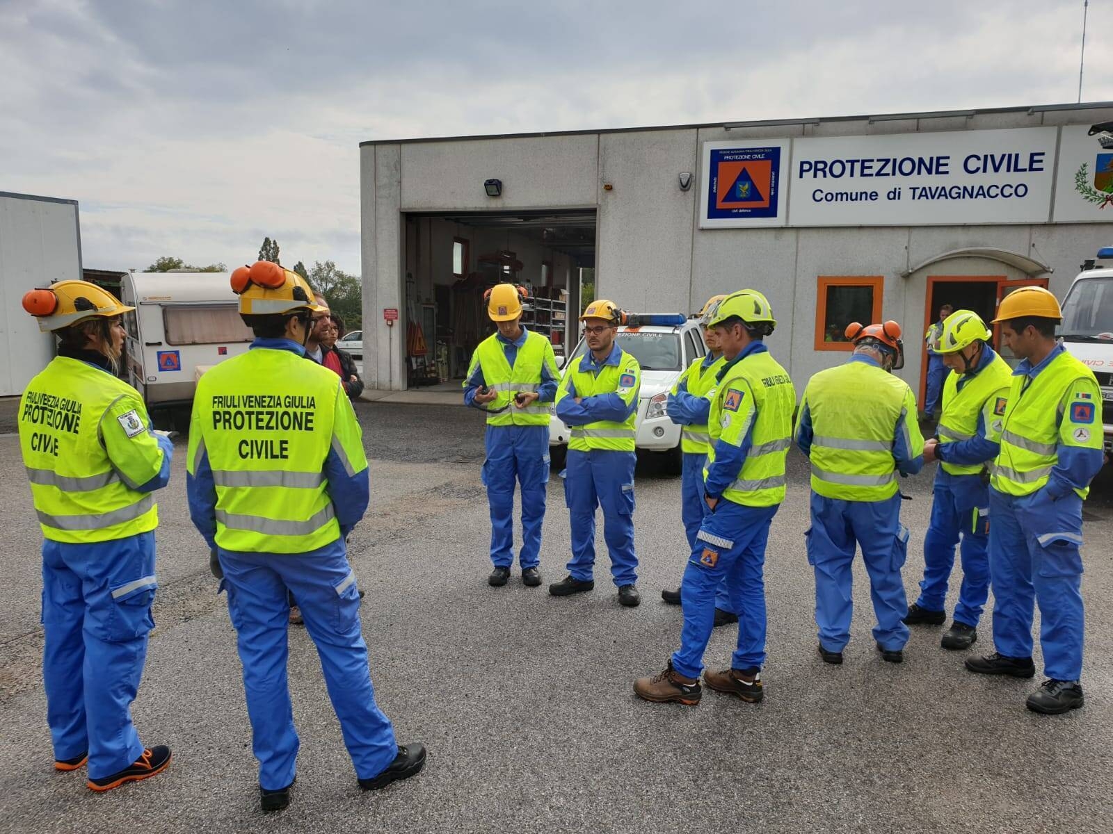Immagine della sede della Protezione Civile