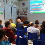 Immagine degli interni della sede della protezione civile