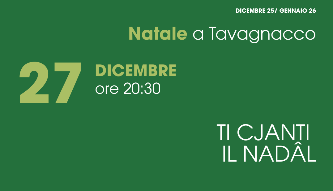 Immagine: 27.12 Natale a Tavagnacco