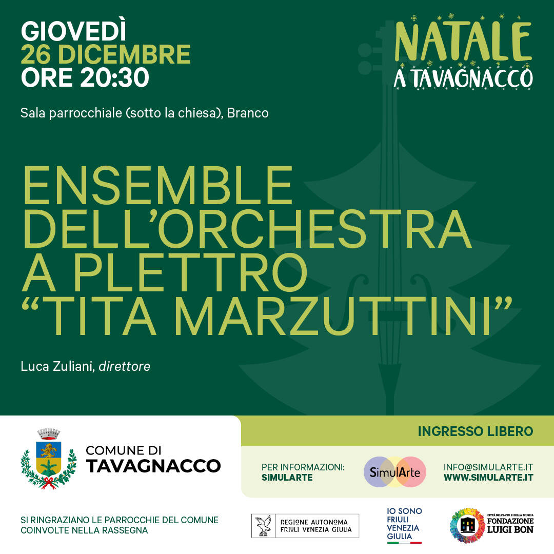 Immagine: Ensemble dell’Orchestra a Plettro “Tita Marzuttini”